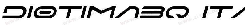 DiotimaBQ Italic字体转换